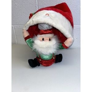 Gemmy - Peek a Boo Santa Claus In Hat‎ - Plays "Jingle, Jingle, Jingle